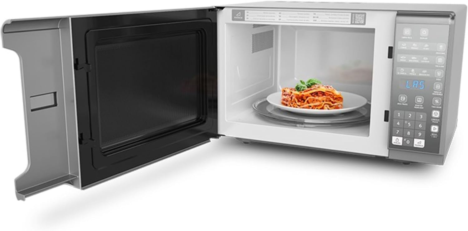Micro-ondas Electrolux 31L Inox Espelhado com Painel Integrado e Função Tira Odor 127v MI41S