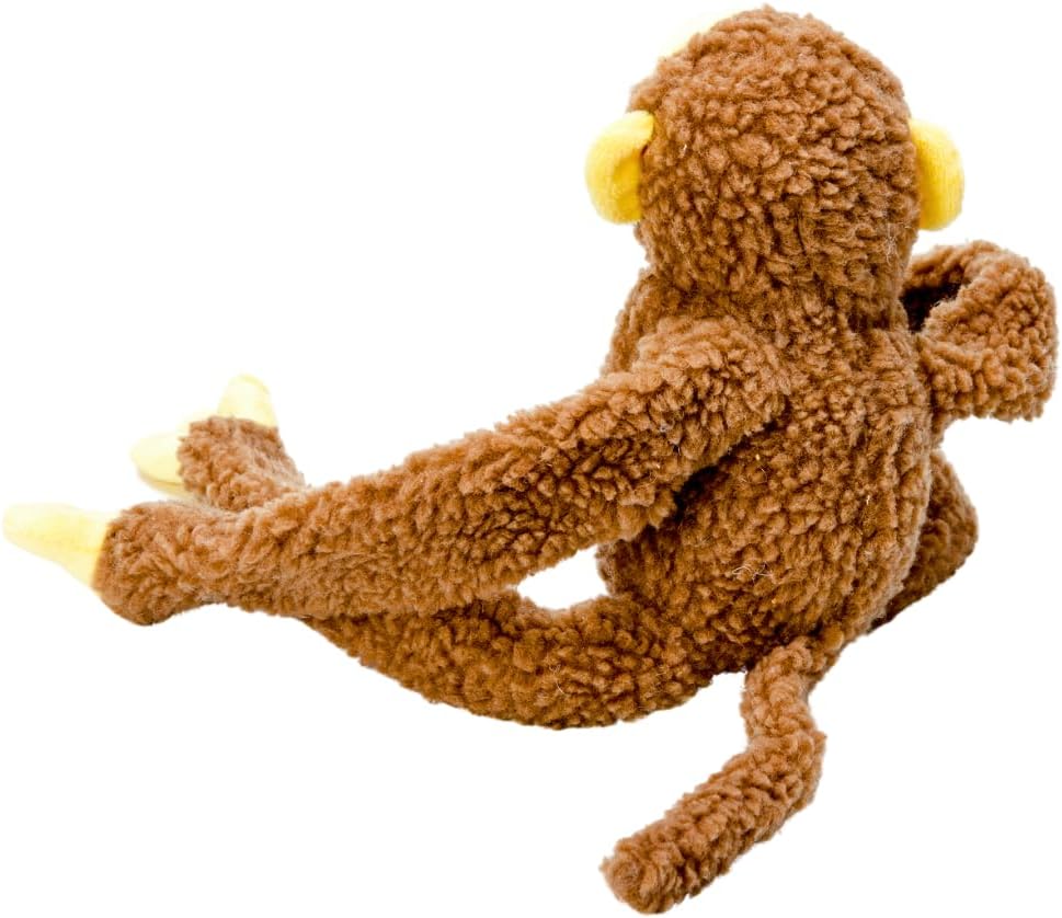 Brinquedo Macaco Chalesco para Cães – Pelúcia Interativa para Brincadeiras e Convivência Familiar