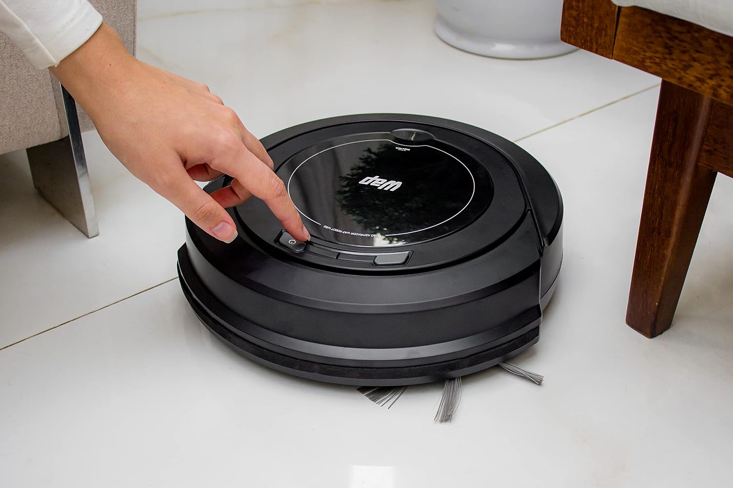 WAP Aspirador de Pó Robô ROBOT W90 3 em 1