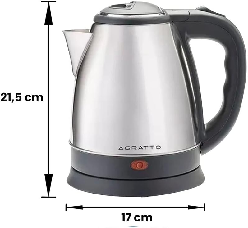 Agratto, 783, Chaleira Elétrica, 127v, Preto/Inox