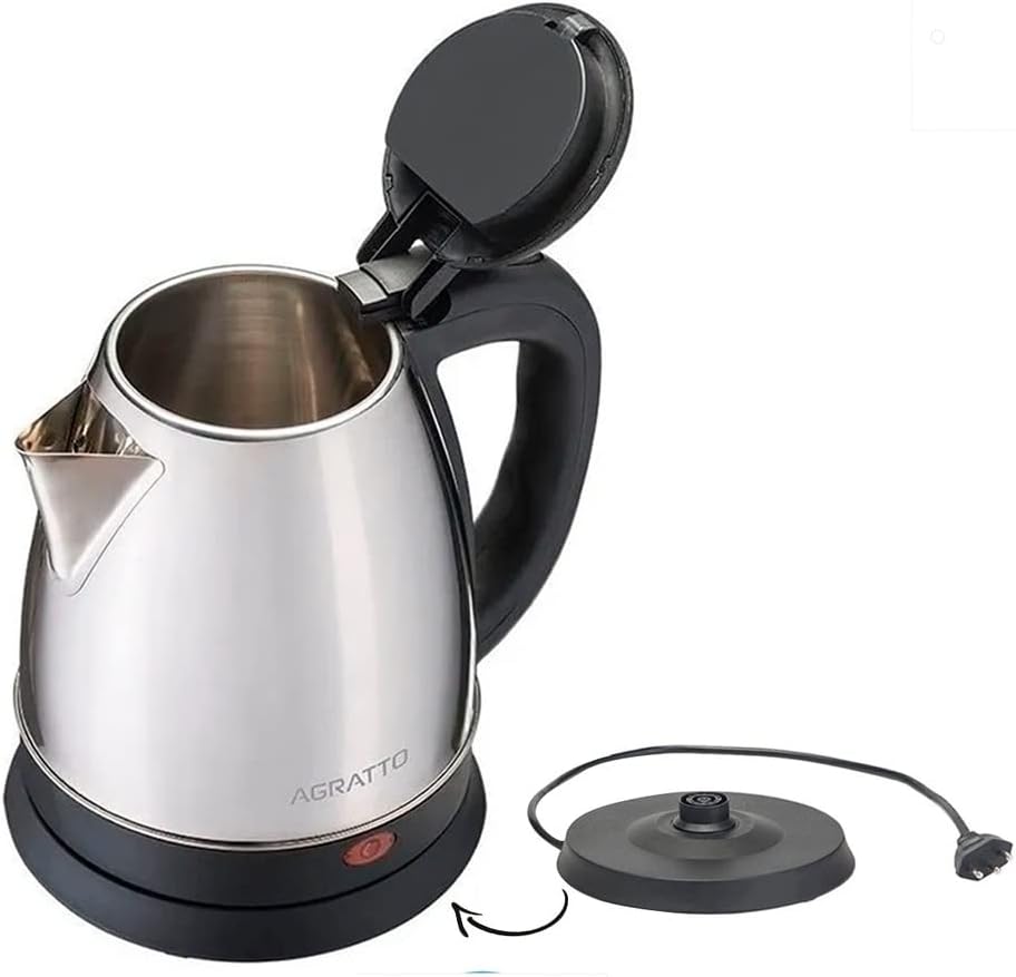 Agratto, 783, Chaleira Elétrica, 127v, Preto/Inox