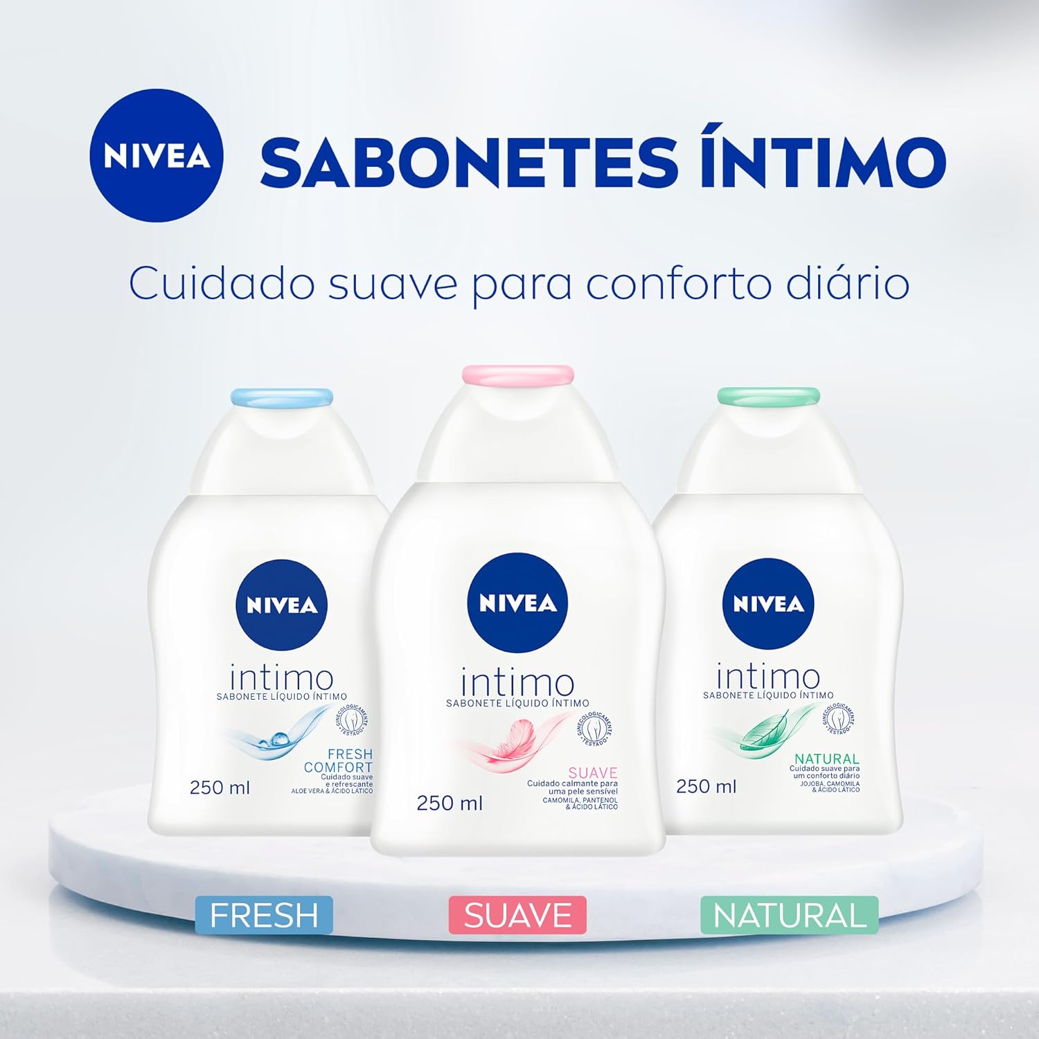 NIVEA Sabonete Líquido Íntimo Suave 250ml