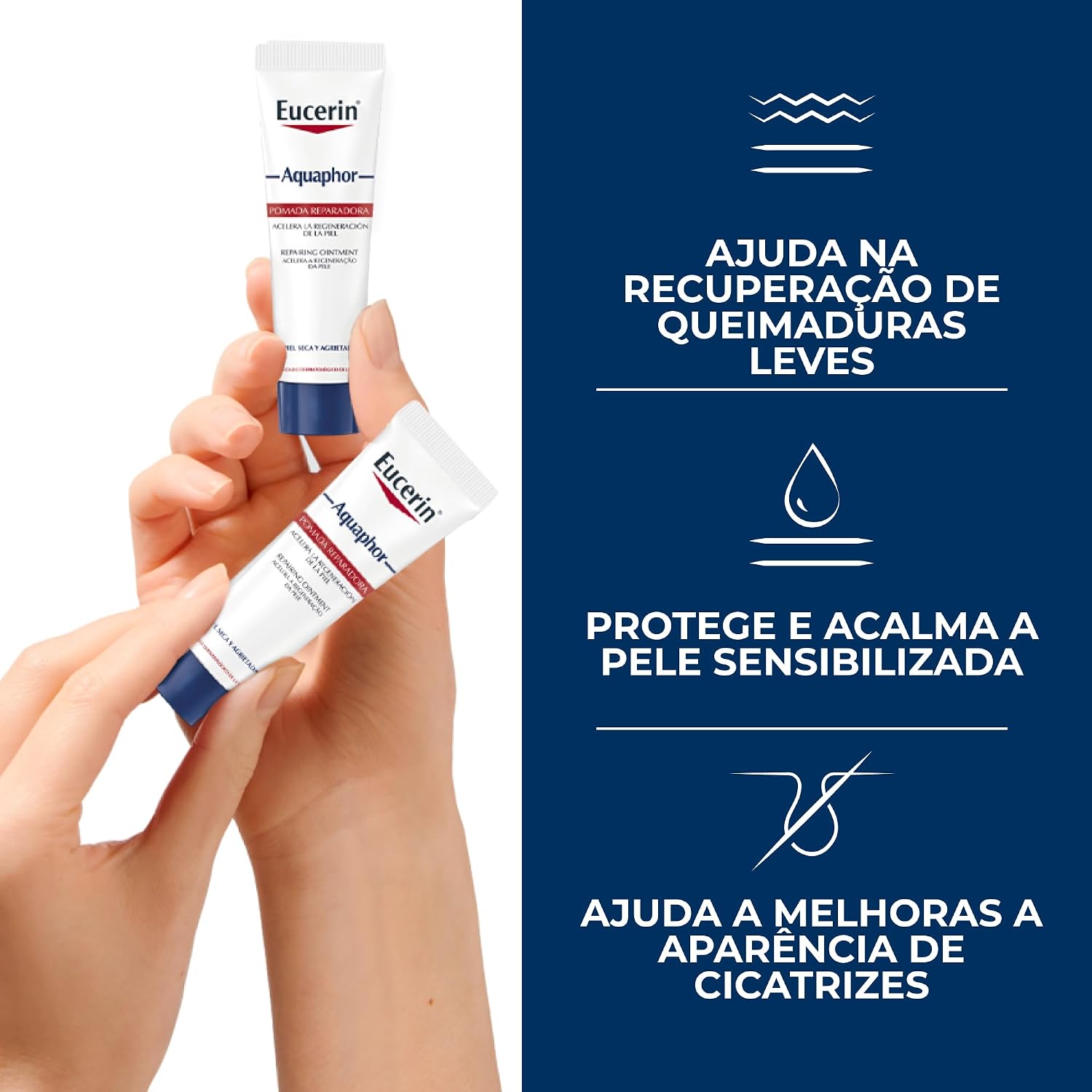 EUCERIN Pomada Reparadora Aquaphor Duopack 10ml
