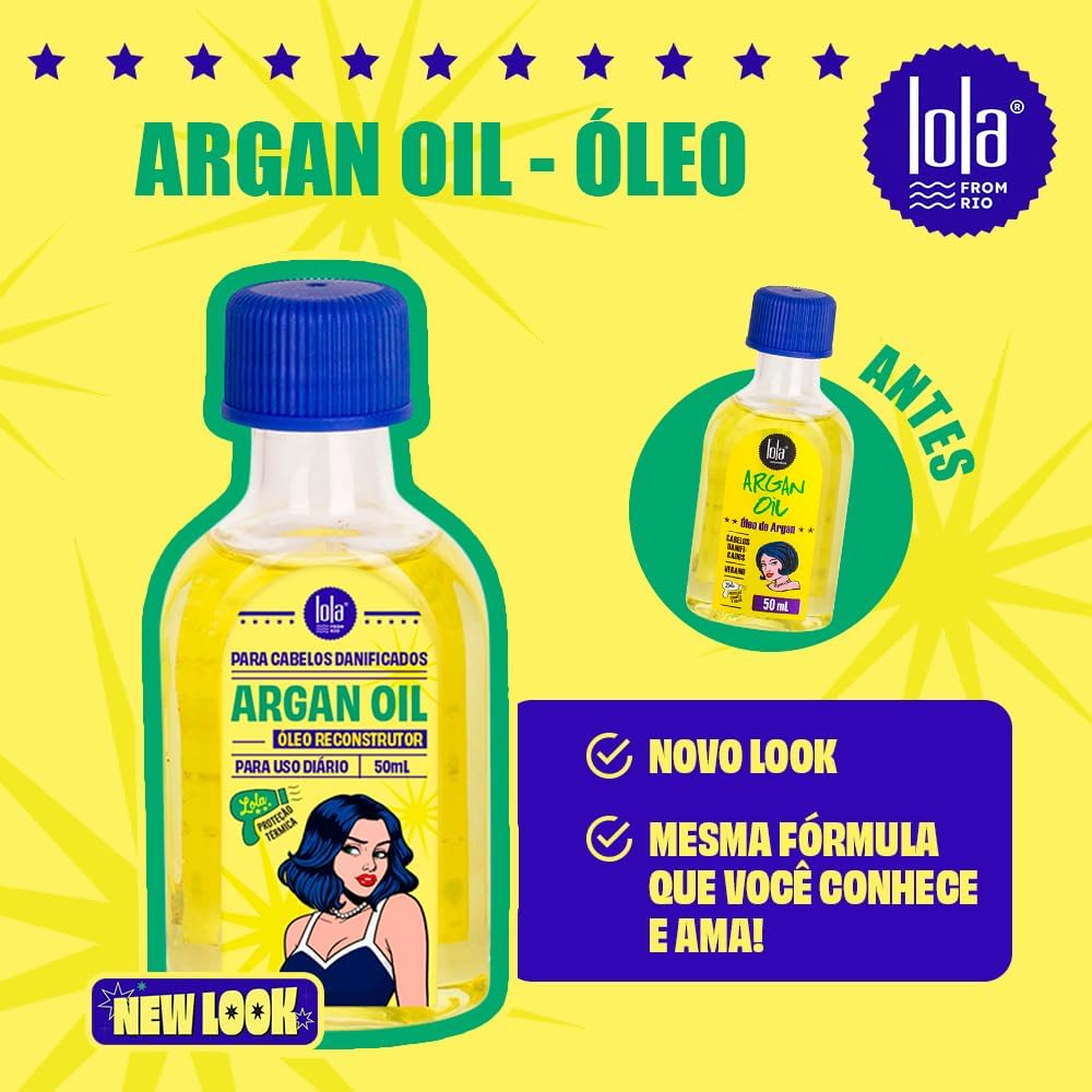 Argan Óleo Reparador 50ml, Lola Cosmetics