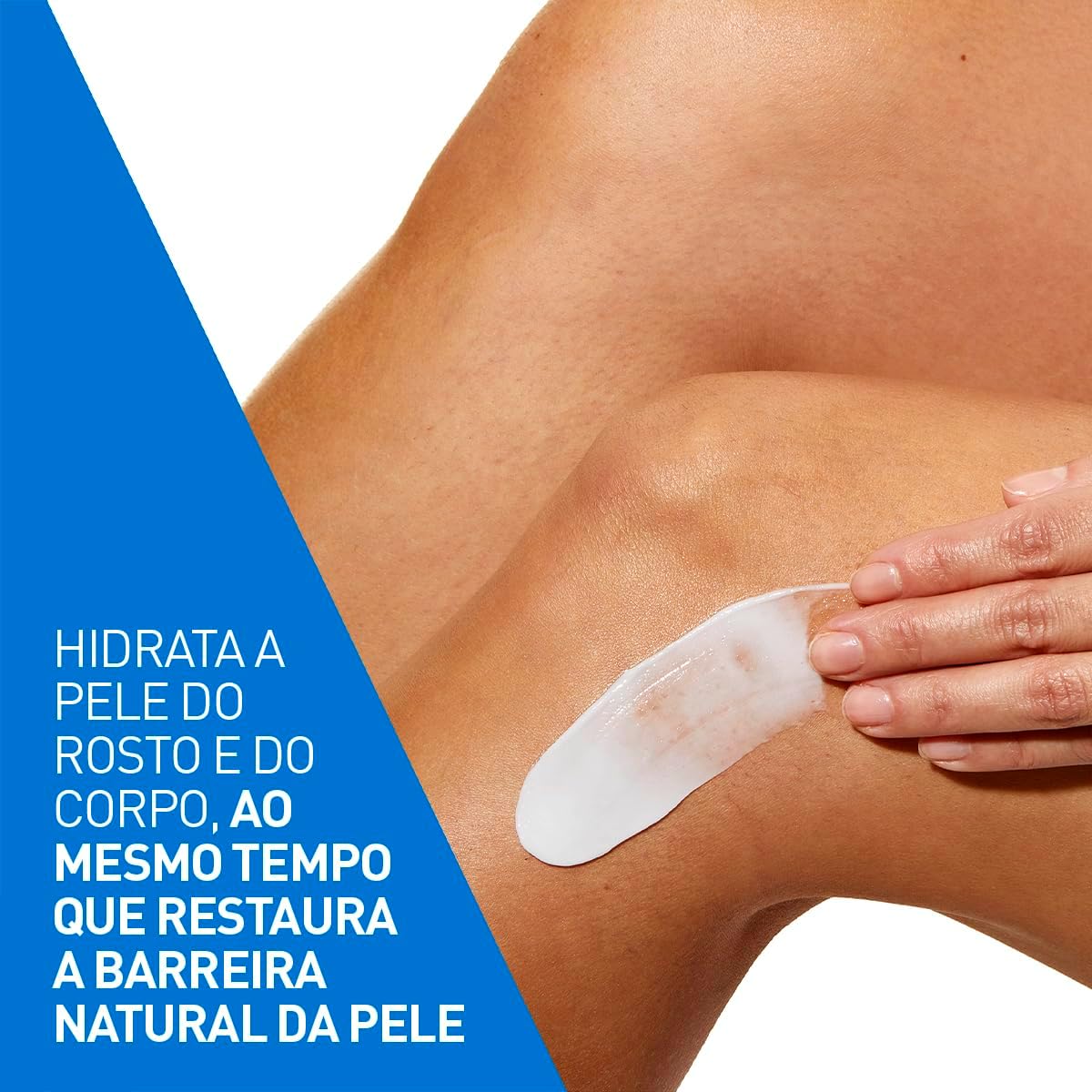 CeraVe Creme Hidratante Corporal, para Pele Seca a Extra Seca, com 3 Ceramidas Essenciais e Ácido Hialurônico, Hidratação Profunda e Duradoura, Tecnologia MVE, Sem Perfume, 453g