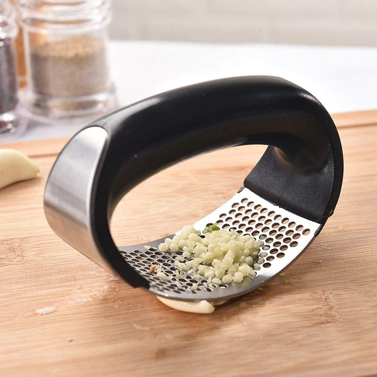 Espremedor Amassador de Alho em Aço Inox e ABS
