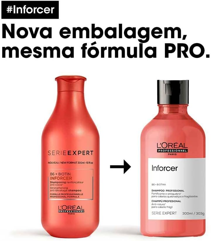 L'Oréal Professionnel Inforcer Shampoo Fortificante Antiqueda por Quebra
