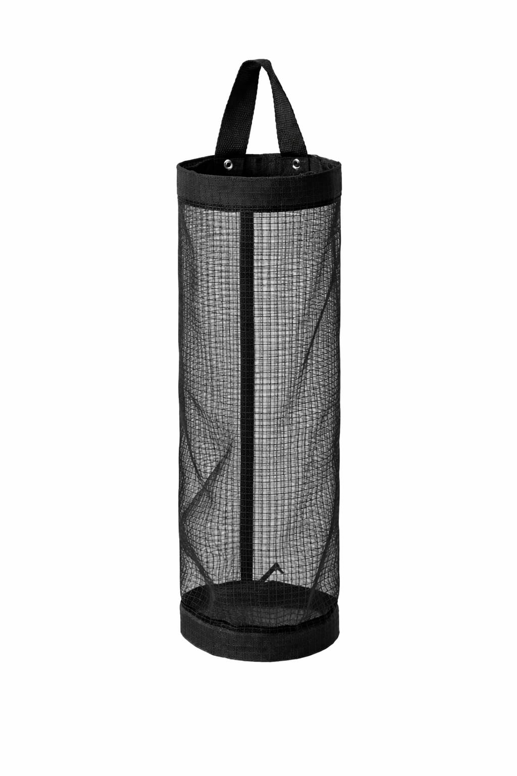 Puxa Saco Organizador Porta Sacolas Plásticas de Cozinha Acessório Prático e Sustentável para Armazenamento Eficiente (Preto)