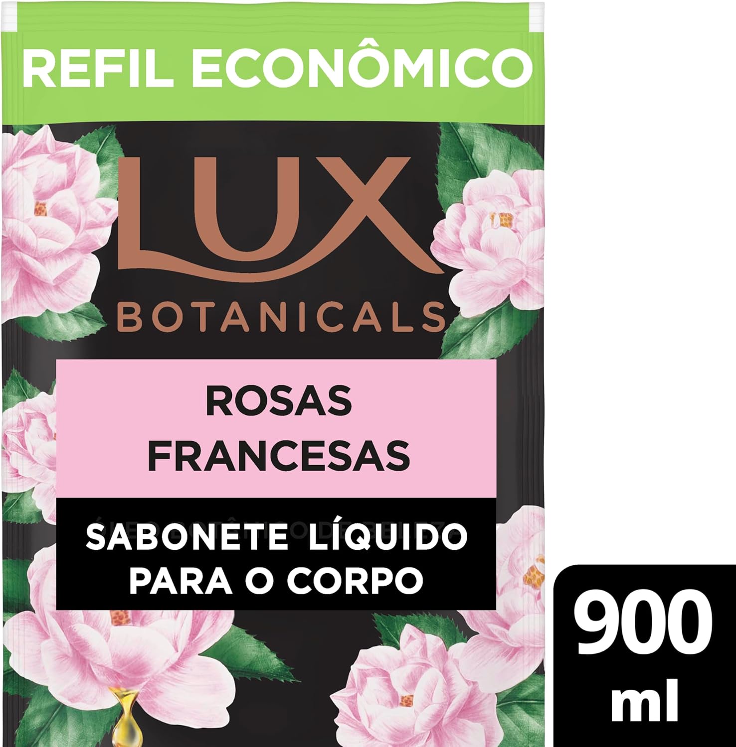 Lux Sabonete Líquido Refil Rosas Francesas 900ml