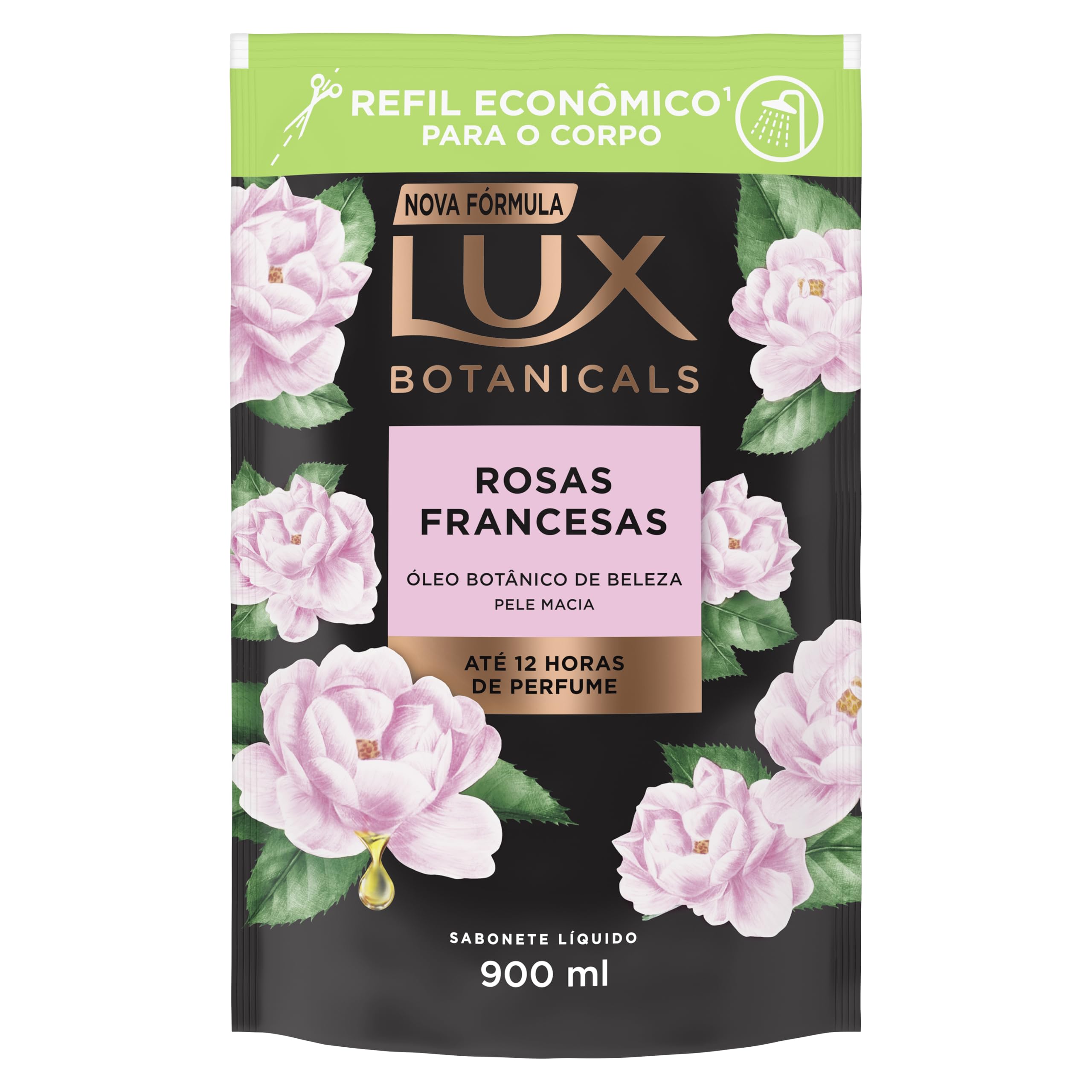 Lux Sabonete Líquido Refil Rosas Francesas 900ml