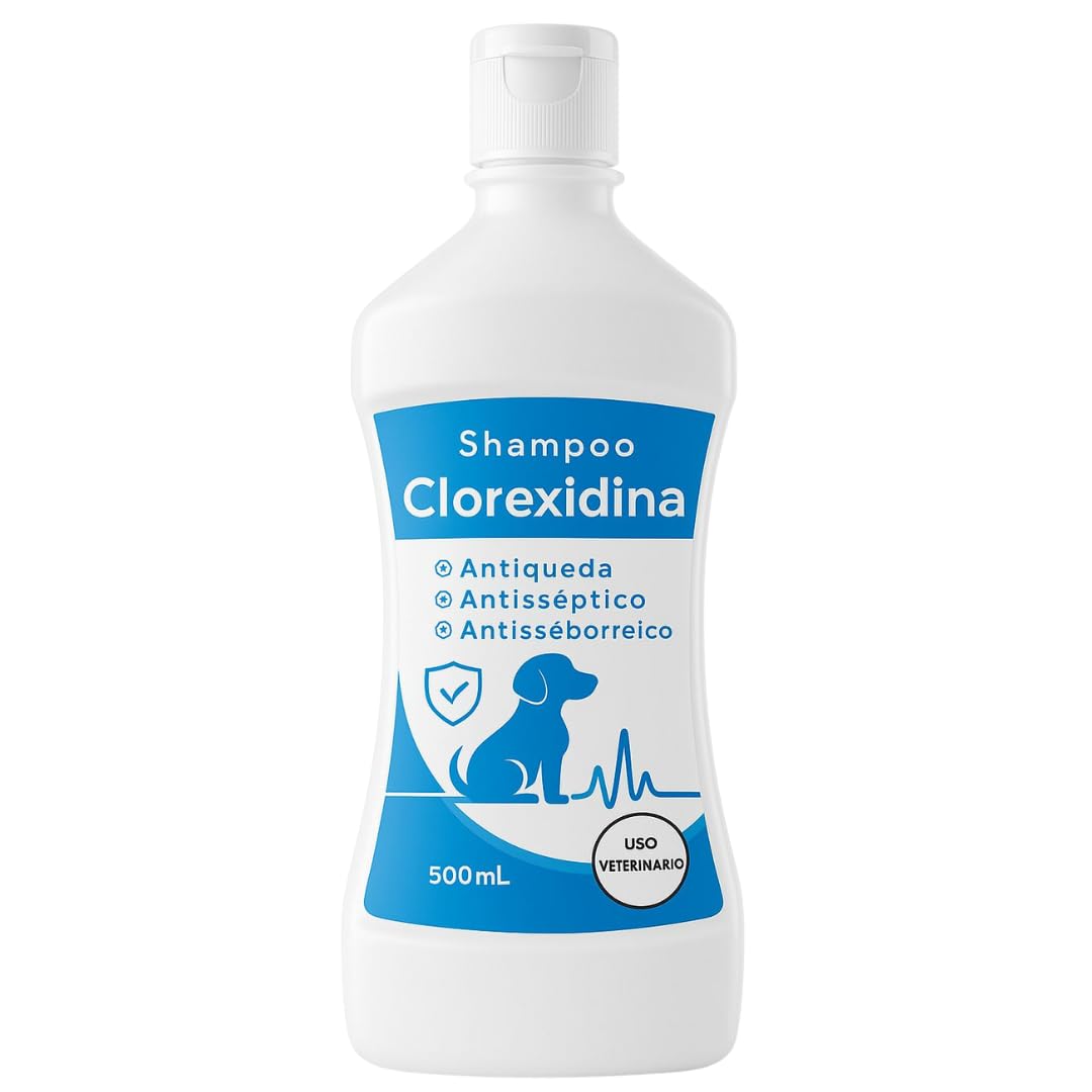 Shampoo 500ml Clorexidina Clareador E Antisséptico 5x1 Pet Side