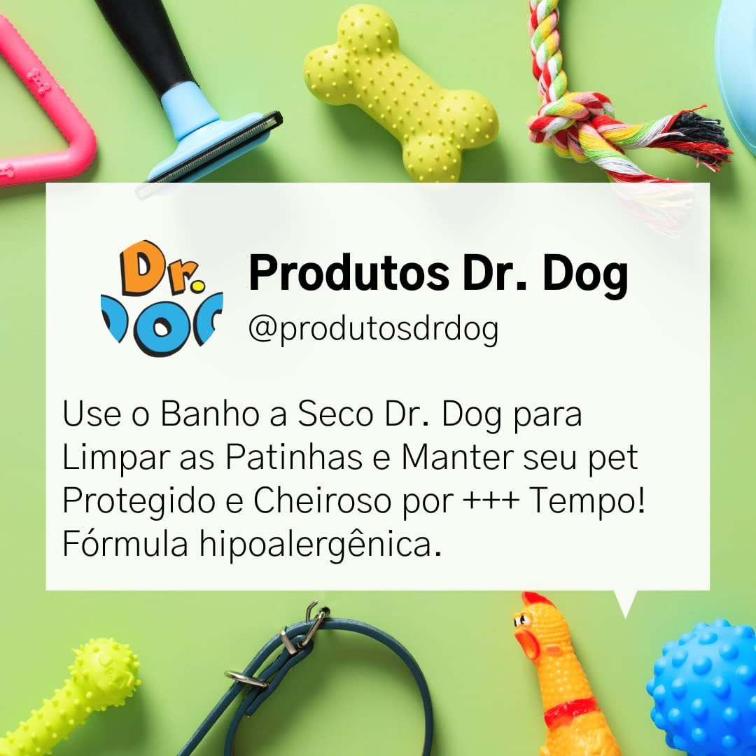 Banho a Seco Limpa Patinhas Higienizador Dr Dog