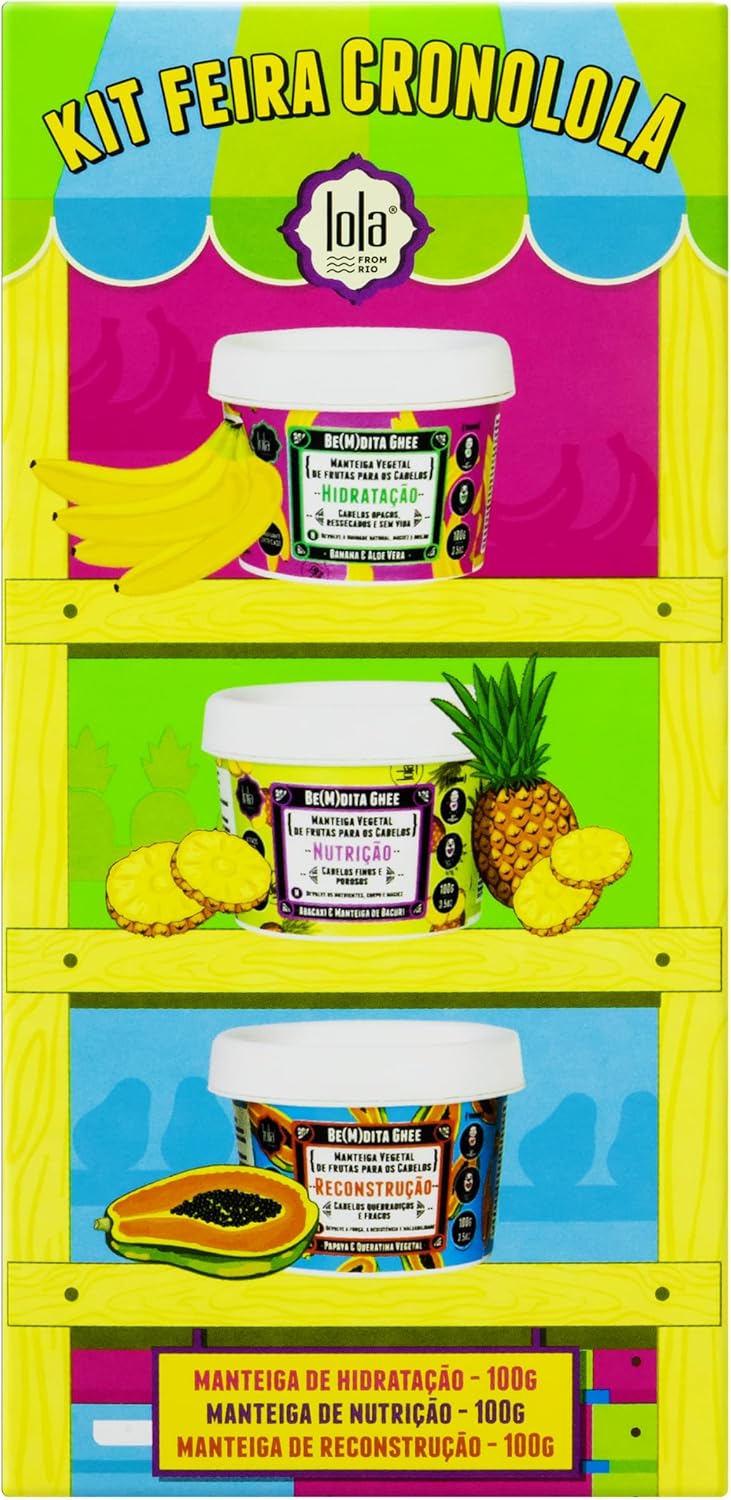 Lola Cosmetics Kit Cronograma Capilar Be(m) Dita Ghee - 3 Produtos