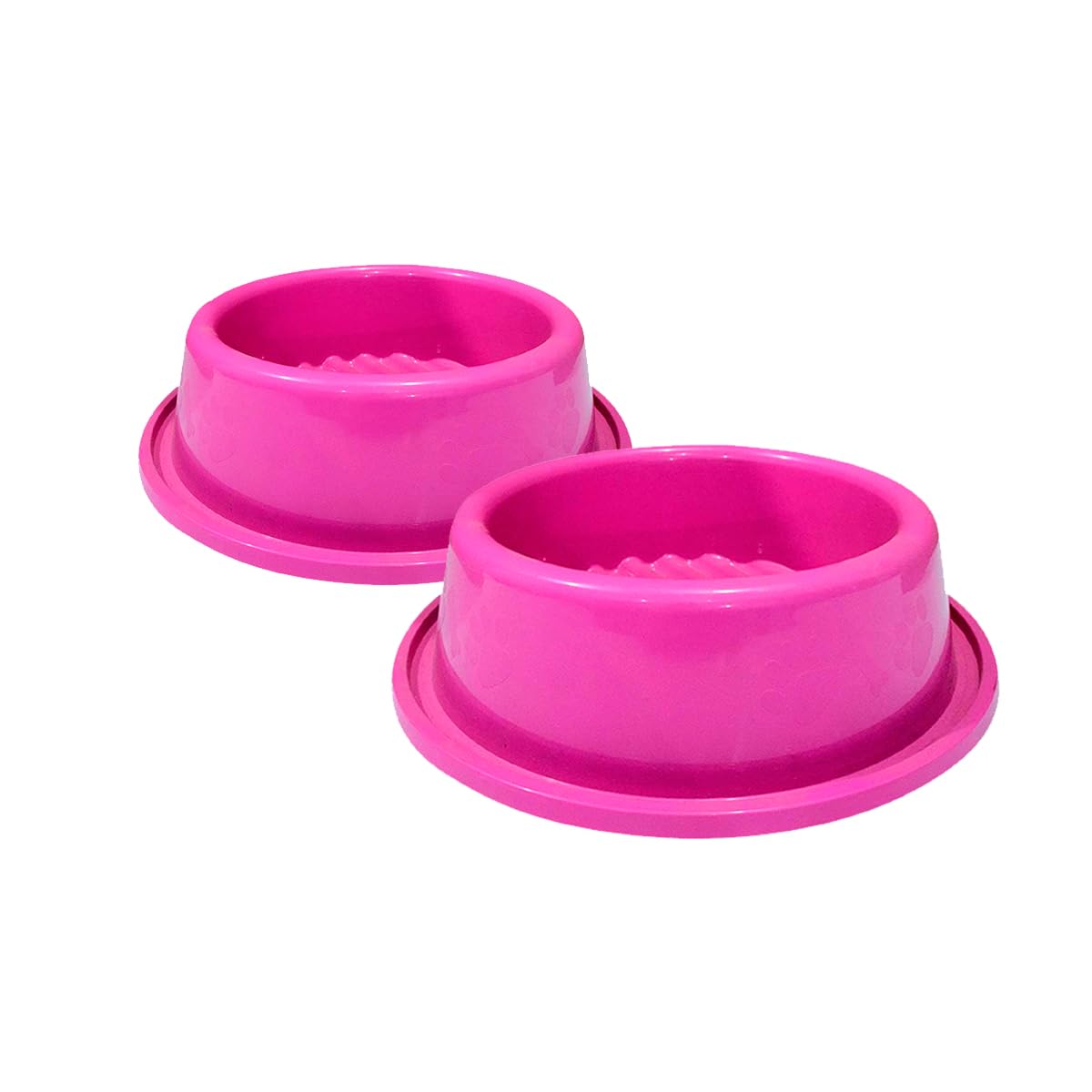 Kit 2 Comedouro Antiformiga para Cães, Rosa, 600 ml, Kit com 2 Unidades, 17 x 17 x 6 cm
