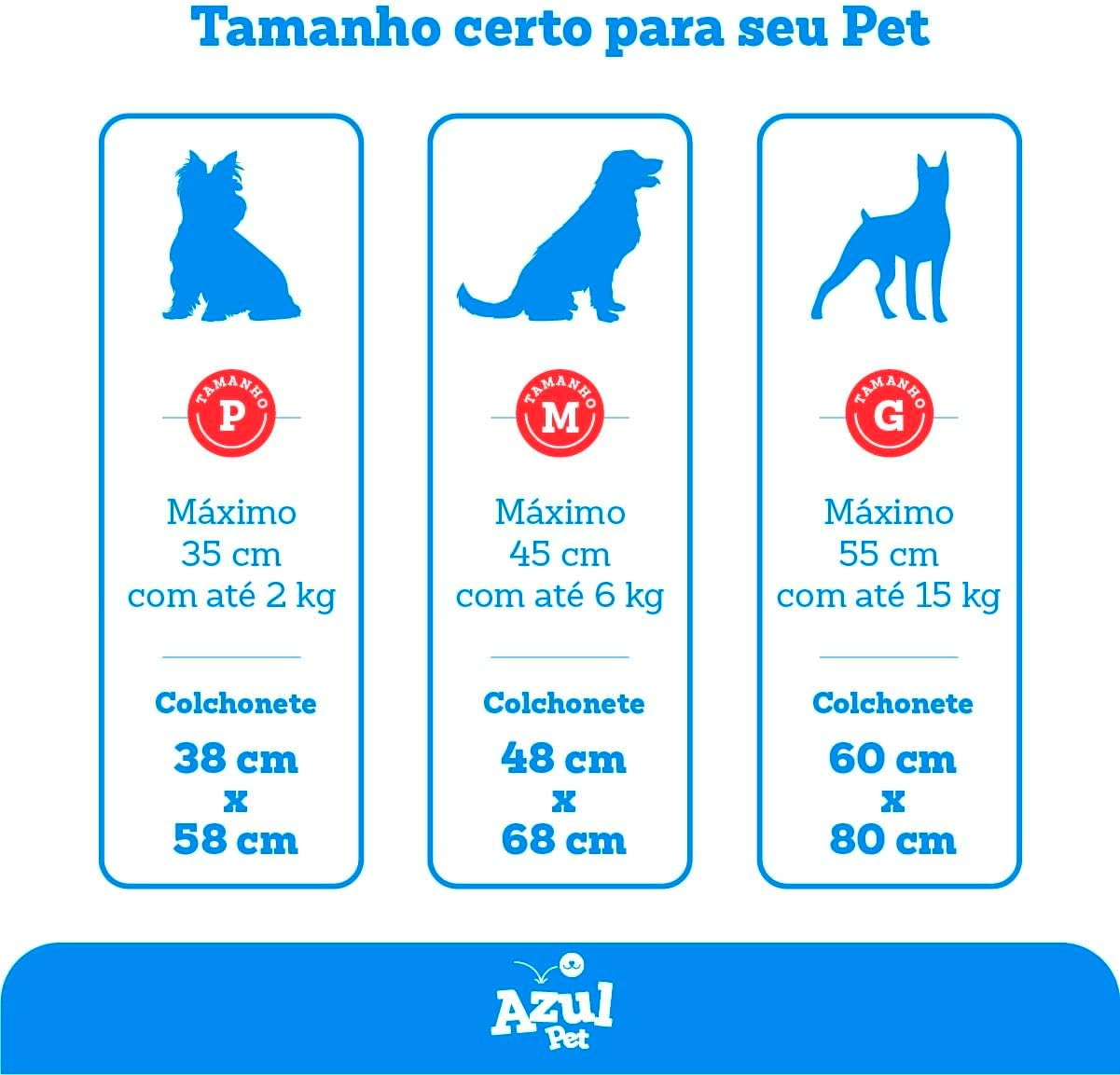 Colchonete G para Cachorro Grande, Almofada Removível com Zíper, 80x60cm, Vermelho com Estampa