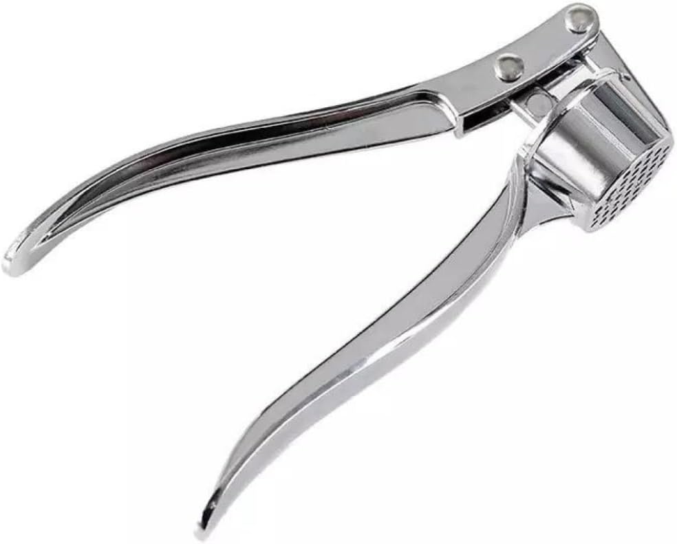 Espremedor Amassador de Alho Profissional em Aço Inox Premium Prensa para Cozinha Design Ergonômico