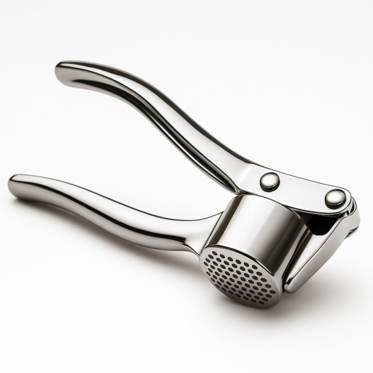 Espremedor Amassador de Alho Profissional em Aço Inox Premium Prensa para Cozinha Design Ergonômico